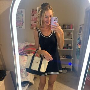 ALO Yoga Navy Tennis Knit Dress - Size Small